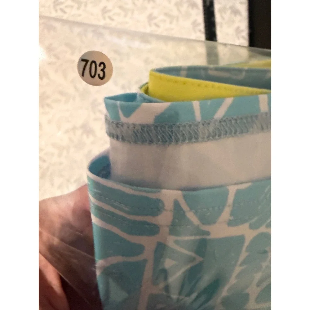 Vast African Stone Retro Classic Boardshorts Sky Blue Geometric Mens 36 NEW